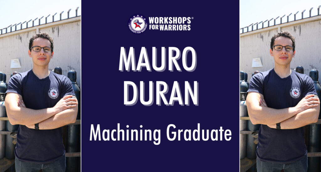 Mauro, Marine Corps Veteran, Machining Graduate