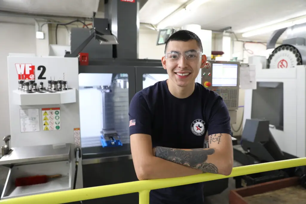 Ruffo, Army Veteran, Machining Graduate