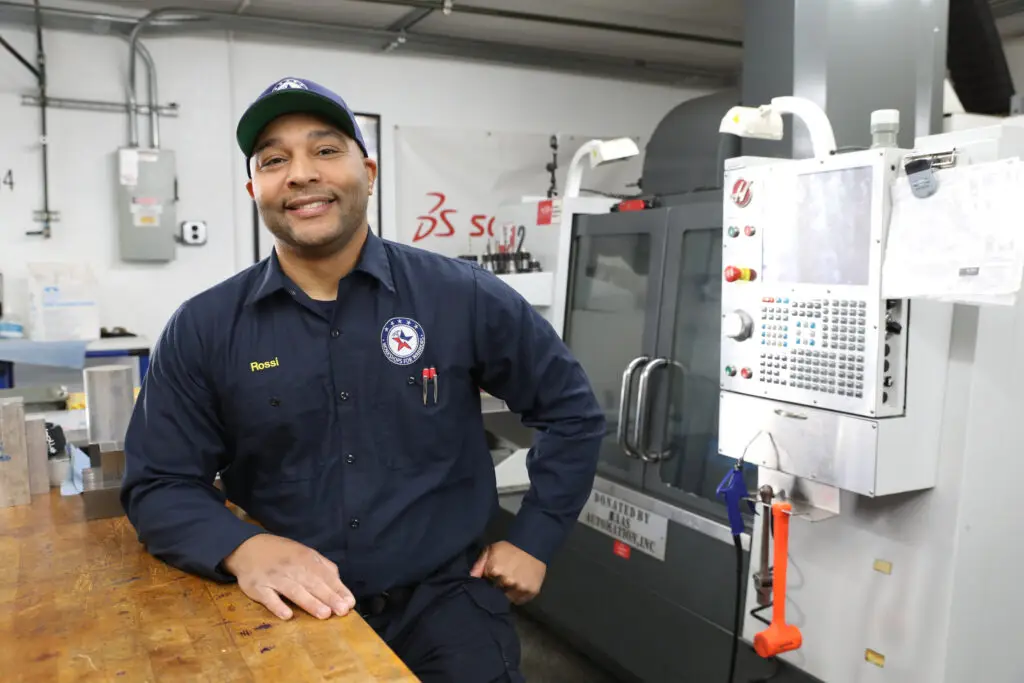 Rossi, Navy Veteran, Machining Graduate & Instructor