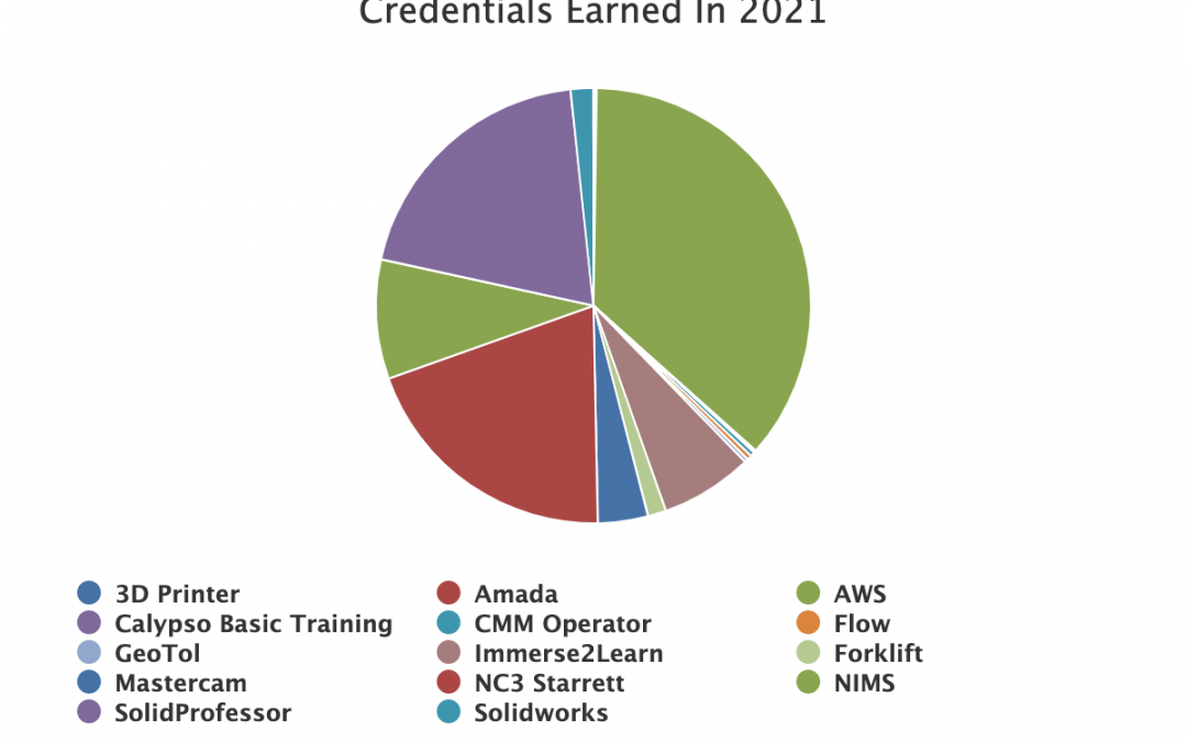 Credentials Earned In 2021
