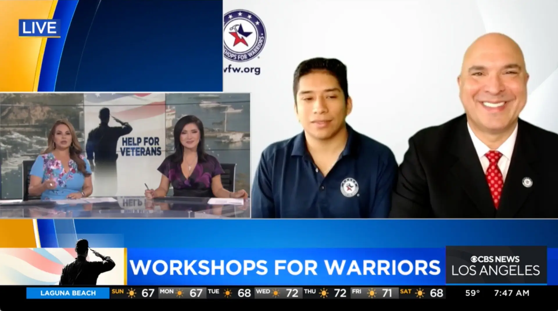 CBS News: Workshops for Warriors’ helping veterans transition to civilian life