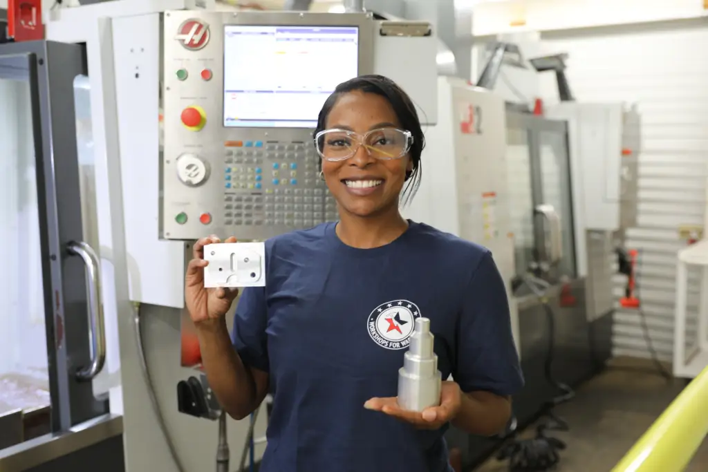 Antoinette, Navy Veteran, Machining I Graduate