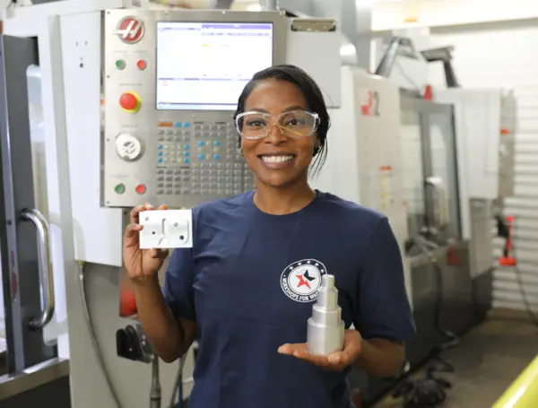 Antoinette, Navy Veteran, Machining I Graduate