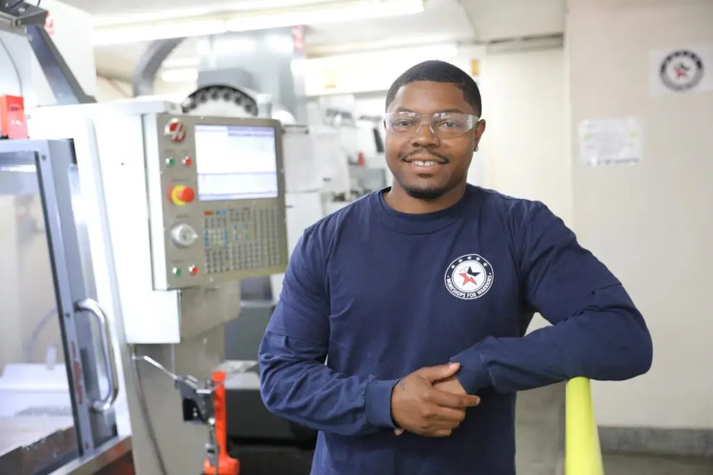 Dejon, Navy Veteran, Machining 1 Graduate