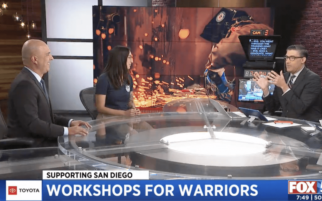Fox 5 San Diego | Workshops for Warriors is helping veterans get jobs in manufacturing