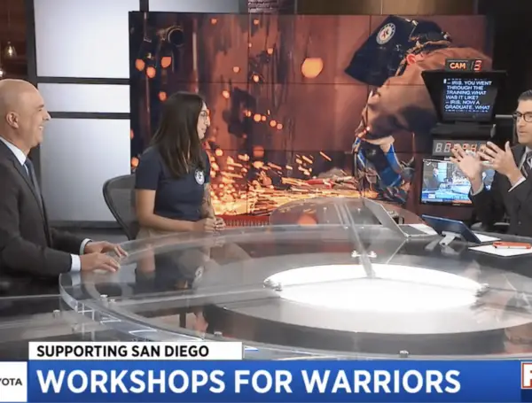 Fox 5 San Diego | Workshops for Warriors is helping veterans get jobs in manufacturing