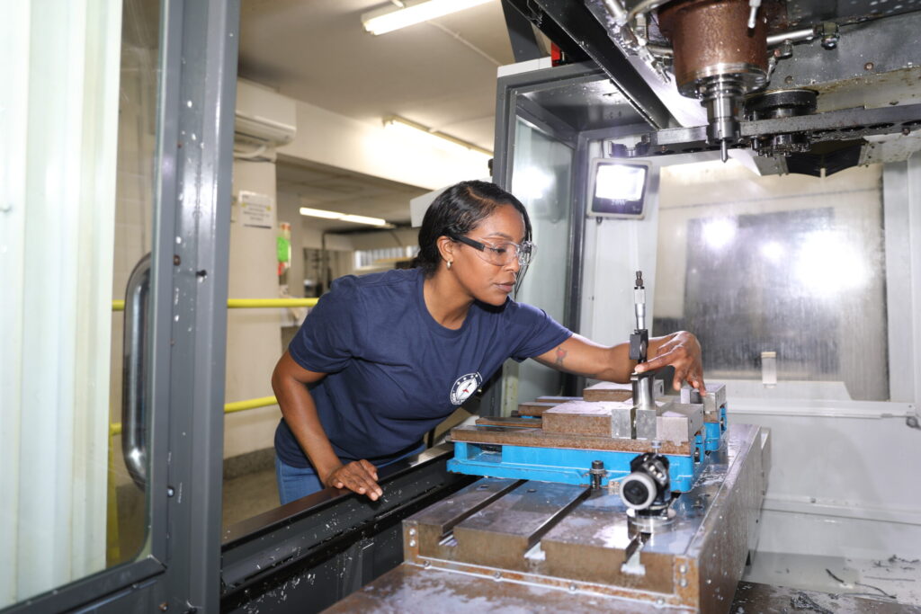 Antoinette was a machining student at Workshops For Warriors