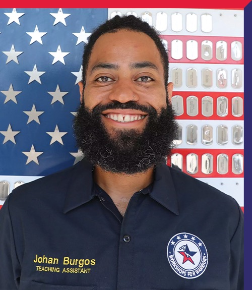 Johan Burgos - Welding Teaching Assistant, Navy Veteran