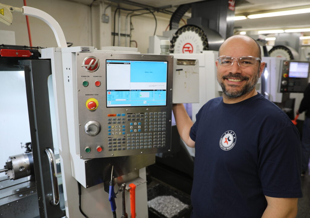 Adoni, Marine Corps Veteran, Machining Graduate