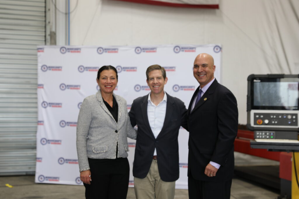 Congressman Mike Levin Press Conference at Workshops for Warriors