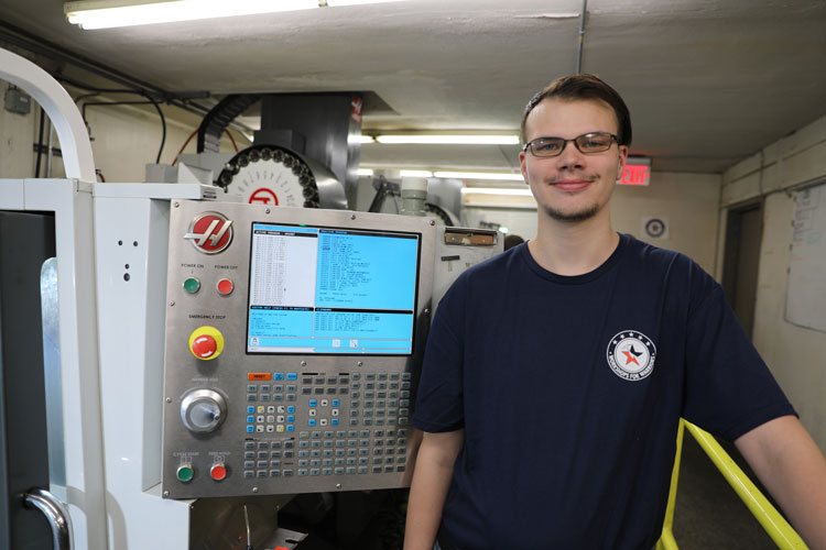 Seth, Navy Veteran, CNC Machining 1 and 2 Graduate